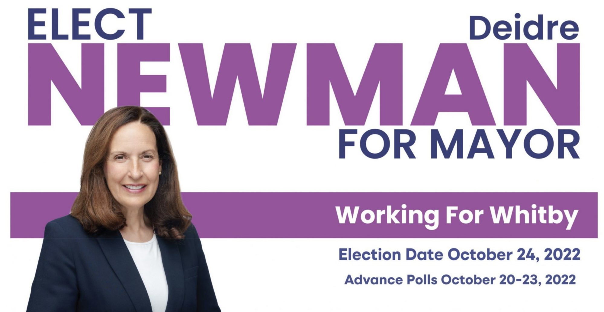 Vote Deidre Newman for Mayor of Whitby